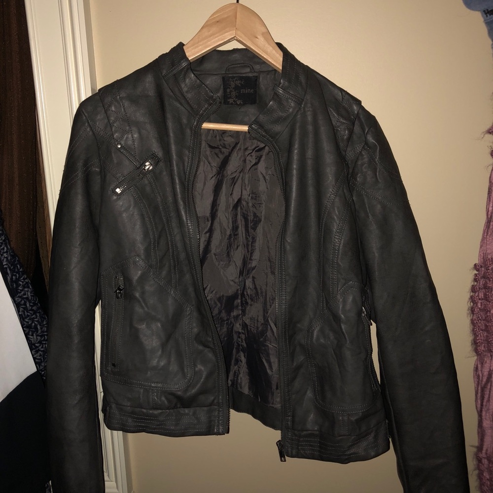 Leather jacket